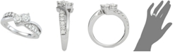 Two Souls, One Love&reg; Diamond Two-Stone Diamond Engagement Ring (1 ct. t.w.) in 14k White Gold